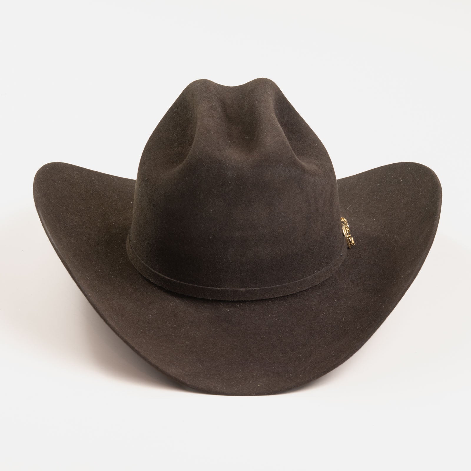 5X Dorado brown cowboy hat front angle