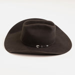 5X Fort Worth brown cowboy hat side angle