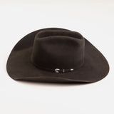 5X Fort Worth brown cowboy hat side angle