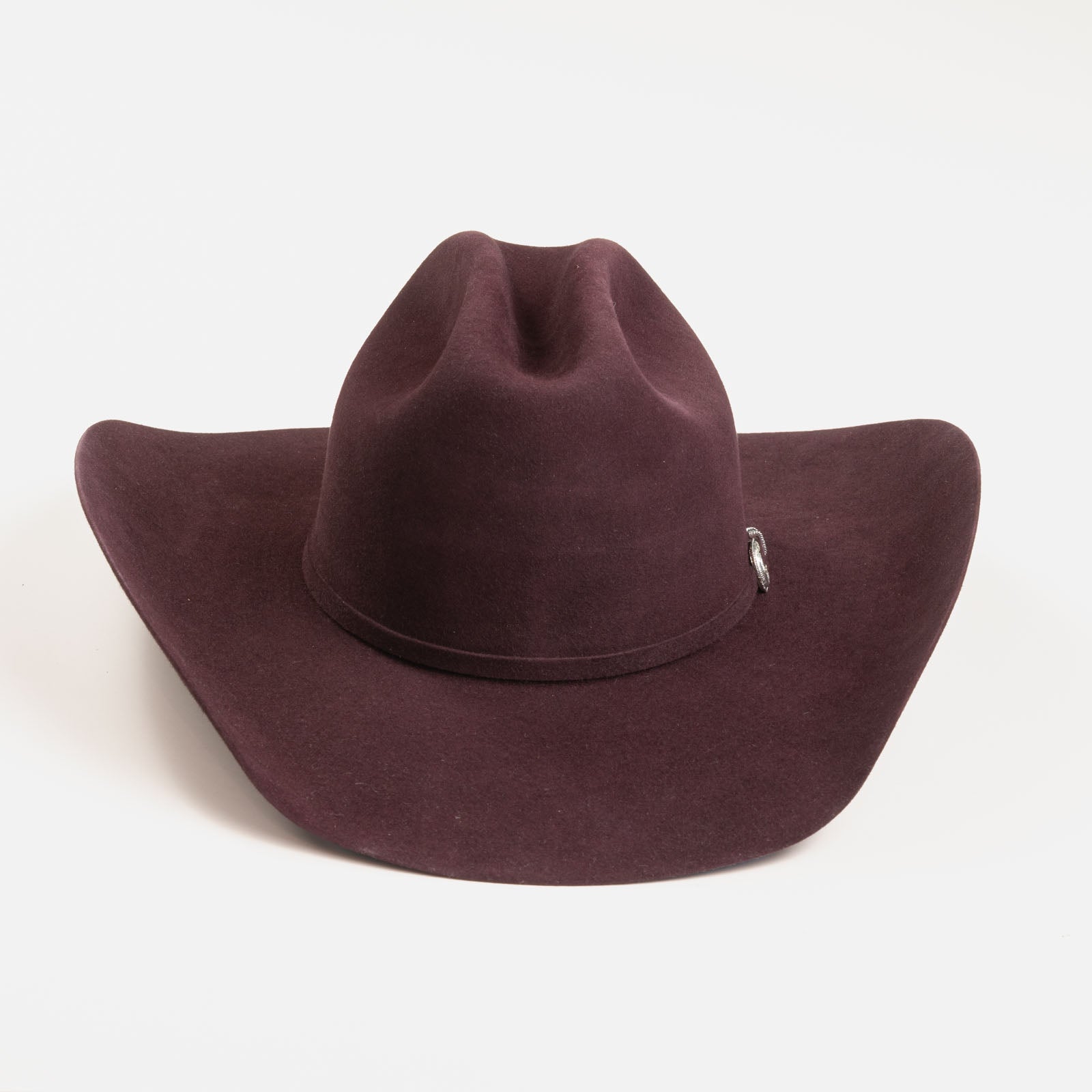 10X Douglas black cherry cowboy hat front angle