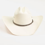 10X Austin ivory cowboy hat front angle