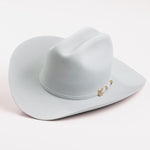 30X Opulento platinum cowboy hat three-quarter angle