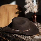 3X Bandera in Brown | Larry Mahan Wool Felt Western
