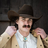 3X Bandera in Brown | Larry Mahan Wool Felt Western