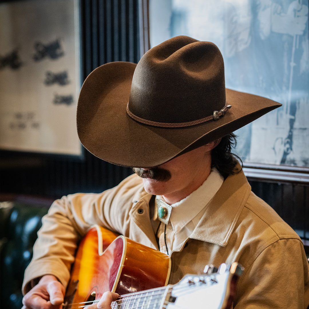 3X Bandera in Brown | Larry Mahan Wool Felt Western – Larry Mahan Hats