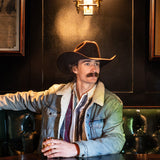 10X Douglas in Black Cherry | Larry Mahan Fur Felt Western