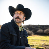 6X Lockhart in Black | Larry Mahan Fur Felt Western