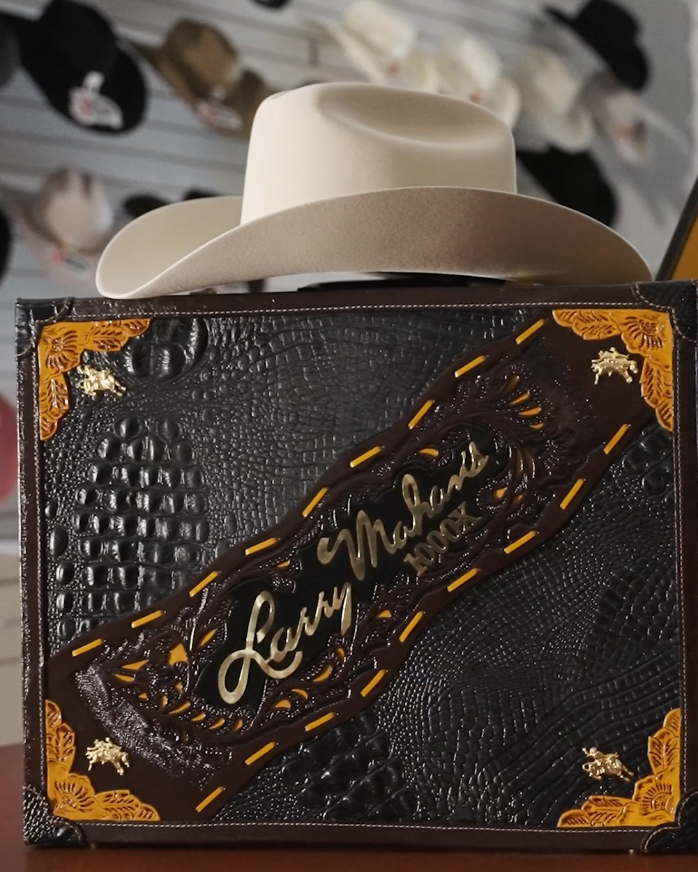 1000X Imperial in Black | Larry Mahan Fur Felt Western – Larry 1000X Imperial in Black | Larry Mahan Fur Felt Western – Larry