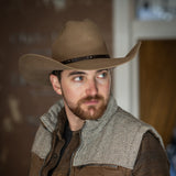3X Stockman in Fawn | Larry Mahan Wool Felt Western